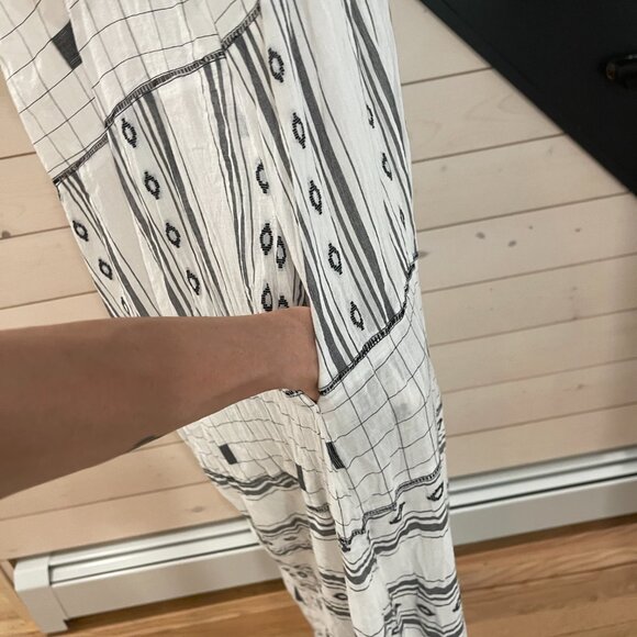 045  Free People Jamie Embroidered Maxi Dress NWOT Size XS - Picture 12 of 15